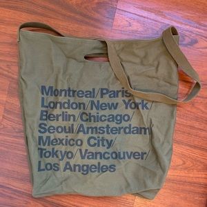 Green American Apparel Tote